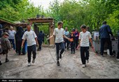 همایش ورزش در آبادی  در روستای زوارم شیروان