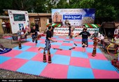 همایش ورزش در آبادی  در روستای زوارم شیروان