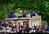 همایش ورزش در آبادی  در روستای زوارم شیروان