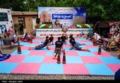 همایش ورزش در آبادی  در روستای زوارم شیروان