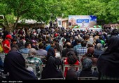 همایش ورزش در آبادی  در روستای زوارم شیروان