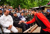 همایش ورزش در آبادی  در روستای زوارم شیروان