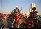کاروان غدیر در مهمانی کیلومتری غدیر