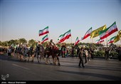 کاروان غدیر در مهمانی کیلومتری غدیر