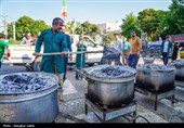 پخت 72 دیگ اطعام علوی-بجنورد