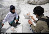 جشنواره آدم‌ برفی در پیست اسکی توچال