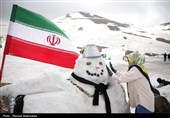 جشنواره آدم‌ برفی در پیست اسکی توچال