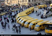 آیین نوسازی و بهره برداری از ناوگان جدید حمل و نقل شهری - همدان
