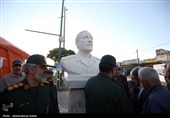 مراسم رونمائی از سردیس سپهبد شهید علی شادمانی در همدان