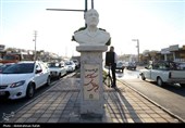 مراسم رونمائی از سردیس سپهبد شهید علی شادمانی در همدان