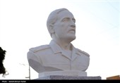 مراسم رونمائی از سردیس سپهبد شهید علی شادمانی در همدان