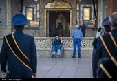 آیین سیاه پوشان گنبد و بارگاه مطهر حرم شاهچراغ (ع)