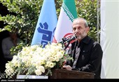سخنرانی پیمان جبلی رئیس صداوسیما در مراسم تشییع پیکر بهروز رضوی