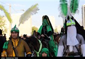 مراسم نمادین ورودکاروان امام حسین (ع) به کربلا در مریانج