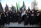 مراسم نمادین ورودکاروان امام حسین (ع) به کربلا در مریانج