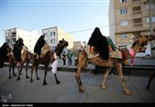 مراسم نمادین ورودکاروان امام حسین (ع) به کربلا در مریانج