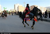 مراسم نمادین ورودکاروان امام حسین (ع) به کربلا در مریانج