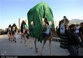 مراسم نمادین ورودکاروان امام حسین (ع) به کربلا در مریانج