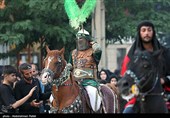 مراسم نمادین ورودکاروان امام حسین (ع) به کربلا در مریانج