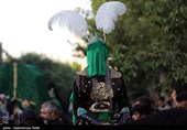 مراسم نمادین ورودکاروان امام حسین (ع) به کربلا در مریانج