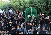 مراسم نمادین ورودکاروان امام حسین (ع) به کربلا در مریانج