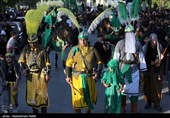 مراسم نمادین ورودکاروان امام حسین (ع) به کربلا در مریانج