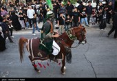 مراسم نمادین ورودکاروان امام حسین (ع) به کربلا در مریانج