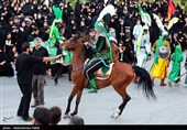 مراسم نمادین ورودکاروان امام حسین (ع) به کربلا در مریانج