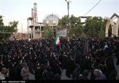 مراسم نمادین ورودکاروان امام حسین (ع) به کربلا در مریانج