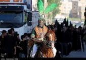 مراسم نمادین ورودکاروان امام حسین (ع) به کربلا در مریانج