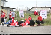 گزارش تصویری| آزمون متمرکز ارتقای درجه نجات‌گری در گیلان