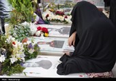 آئین غبارروبی و عطرافشانی مزار شهدای اقتدار و رمضان در تبریز