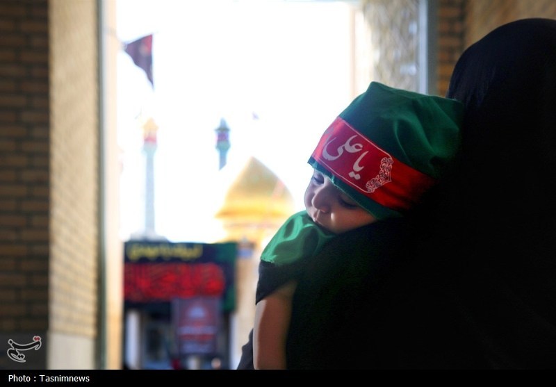 حسینیه تسنیم , ماه محرم , حضرت معصومه (س) , اخبار قم , شیرخوارگان حسینی ,