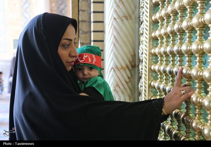 حسینیه تسنیم , ماه محرم , حضرت معصومه (س) , اخبار قم , شیرخوارگان حسینی ,