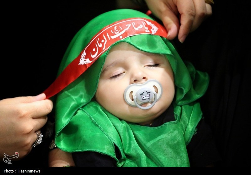 حسینیه تسنیم , ماه محرم , حضرت معصومه (س) , اخبار قم , شیرخوارگان حسینی ,
