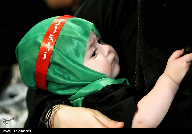 حسینیه تسنیم , ماه محرم , حضرت معصومه (س) , اخبار قم , شیرخوارگان حسینی ,