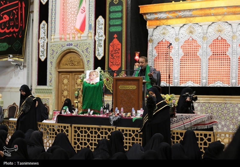 حسینیه تسنیم , ماه محرم , حضرت معصومه (س) , اخبار قم , شیرخوارگان حسینی ,