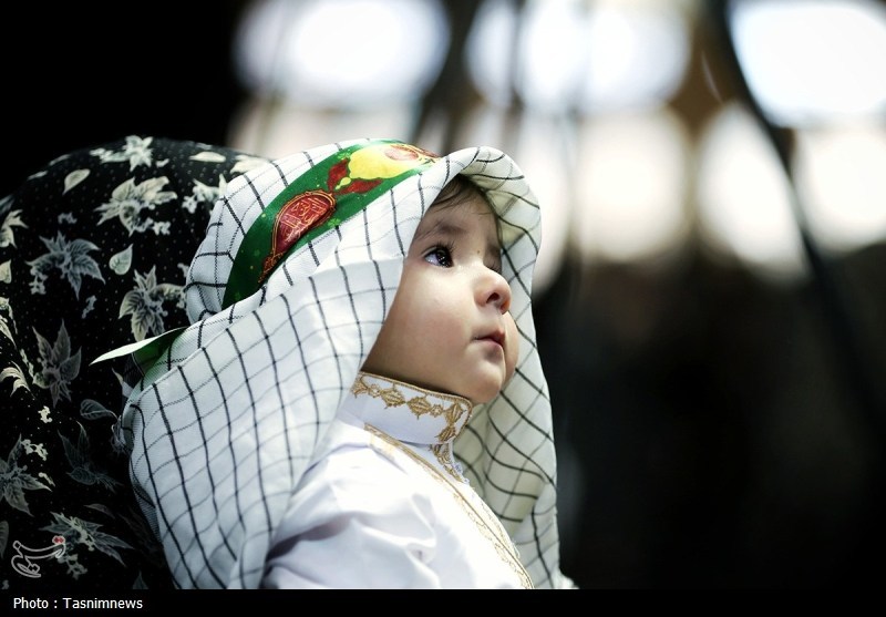 حسینیه تسنیم , ماه محرم , حضرت معصومه (س) , اخبار قم , شیرخوارگان حسینی ,