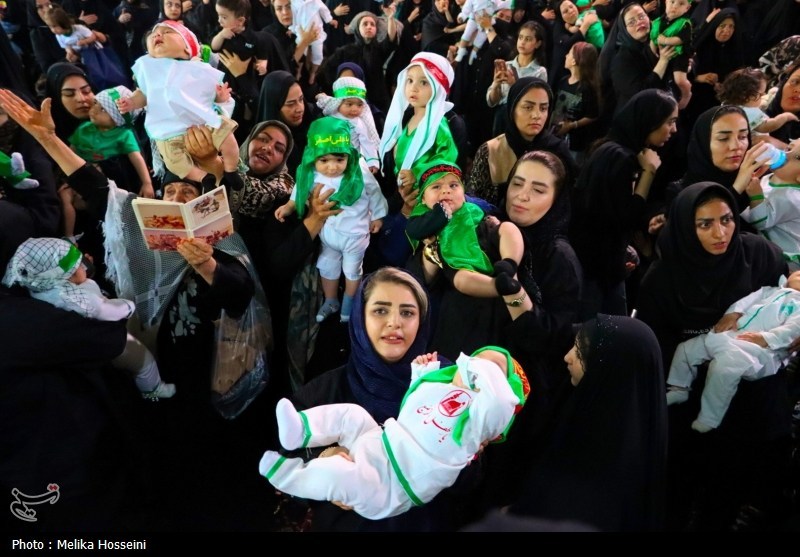 طنین لالایی‌های عاشورایی در آیین شیرخوارگان حسینی استان مرکزی