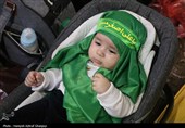 اجتماع مادران و شیرخوارگان حسینی در مهدیه مسجد صاحب‌الزمان (عج) کرمان