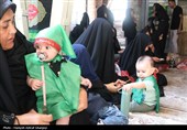 اجتماع مادران و شیرخوارگان حسینی در مهدیه مسجد صاحب‌الزمان (عج) کرمان