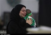 گزارش تصویری| همایش شیرخوارگان حسینی در رشت؛ حال و هوای نینوایی در باران اشک