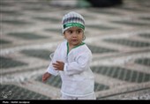 گزارش تصویری| همایش شیرخوارگان حسینی در رشت؛ حال و هوای نینوایی در باران اشک
