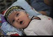 گزارش تصویری| همایش شیرخوارگان حسینی در رشت؛ حال و هوای نینوایی در باران اشک