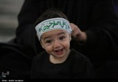 گزارش تصویری| همایش شیرخوارگان حسینی در رشت؛ حال و هوای نینوایی در باران اشک