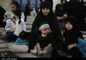 گزارش تصویری| همایش شیرخوارگان حسینی در رشت؛ حال و هوای نینوایی در باران اشک