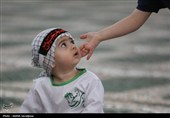گزارش تصویری| همایش شیرخوارگان حسینی در رشت؛ حال و هوای نینوایی در باران اشک