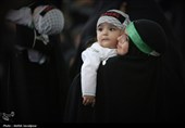 گزارش تصویری| همایش شیرخوارگان حسینی در رشت؛ حال و هوای نینوایی در باران اشک