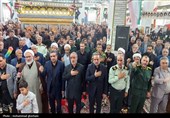 مراسم سالگرد شهادت سرهنگ دوم پاسدار مرتضی‌ ابراهیمی‌کارشک