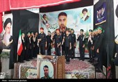 مراسم سالگرد شهادت سرهنگ دوم پاسدار مرتضی‌ ابراهیمی‌کارشک